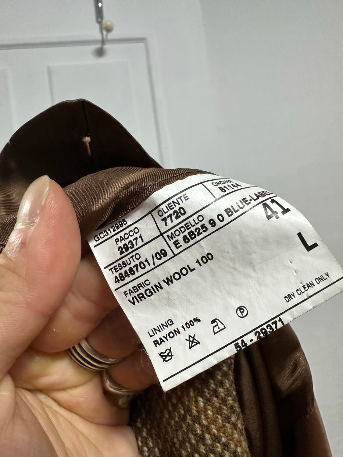 폴로 릴프로렌 테일러드 헤링본 울 블레이저 상품이미지6