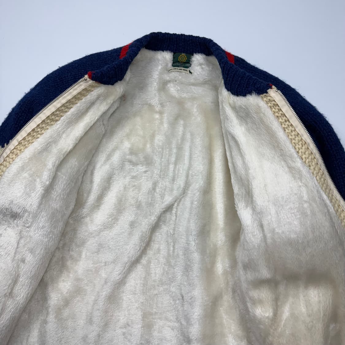 (105) 빈티지 베이스볼 셔틀랜드울 코위찬 자켓 상품이미지7