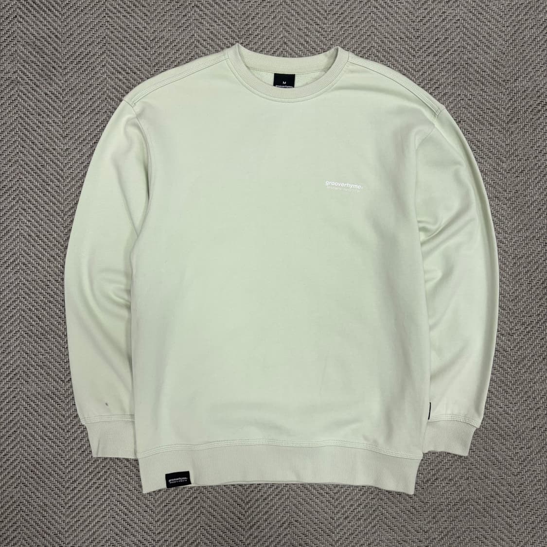 그루브라임 백프린팅 로고 맨투맨 v1057 상품이미지1