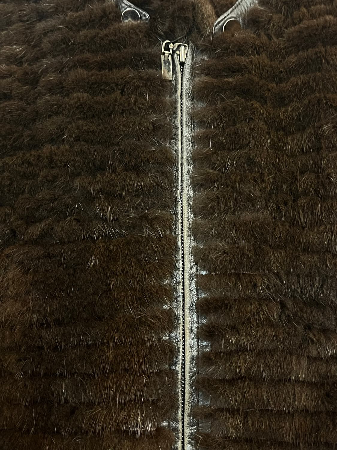 밍크퍼 양가죽 자켓 브라운 66 #csz2219 상품이미지5