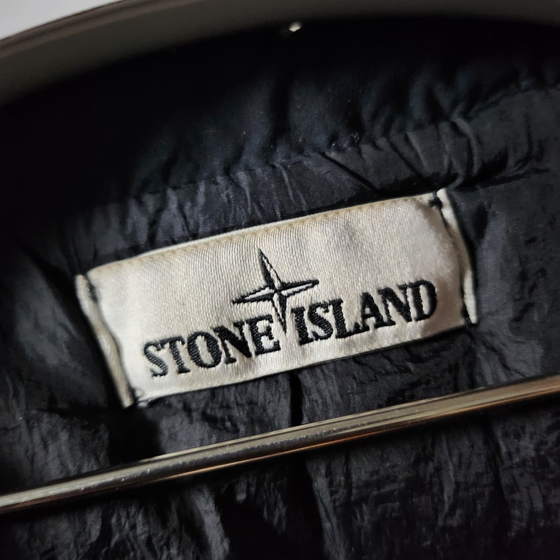 20FW 스톤아일랜드 크링클랩스 후드 롱 다운 패딩 M 블랙 상품이미지4