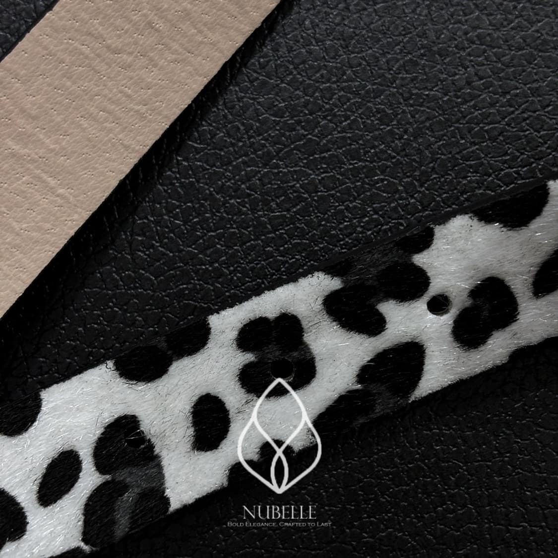 🌗 Leopard western belt / 호피 송치털 웨스턴 벨트 상품이미지7