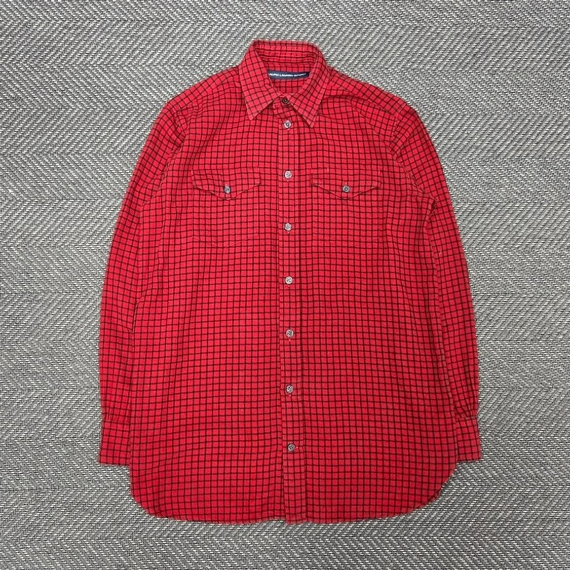 랄프로렌 스포츠 엘보패치 체크셔츠 v1391 상품이미지1