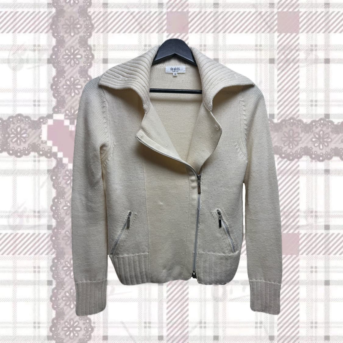 y2k 모리걸 투웨이 니트 집업 상품이미지1