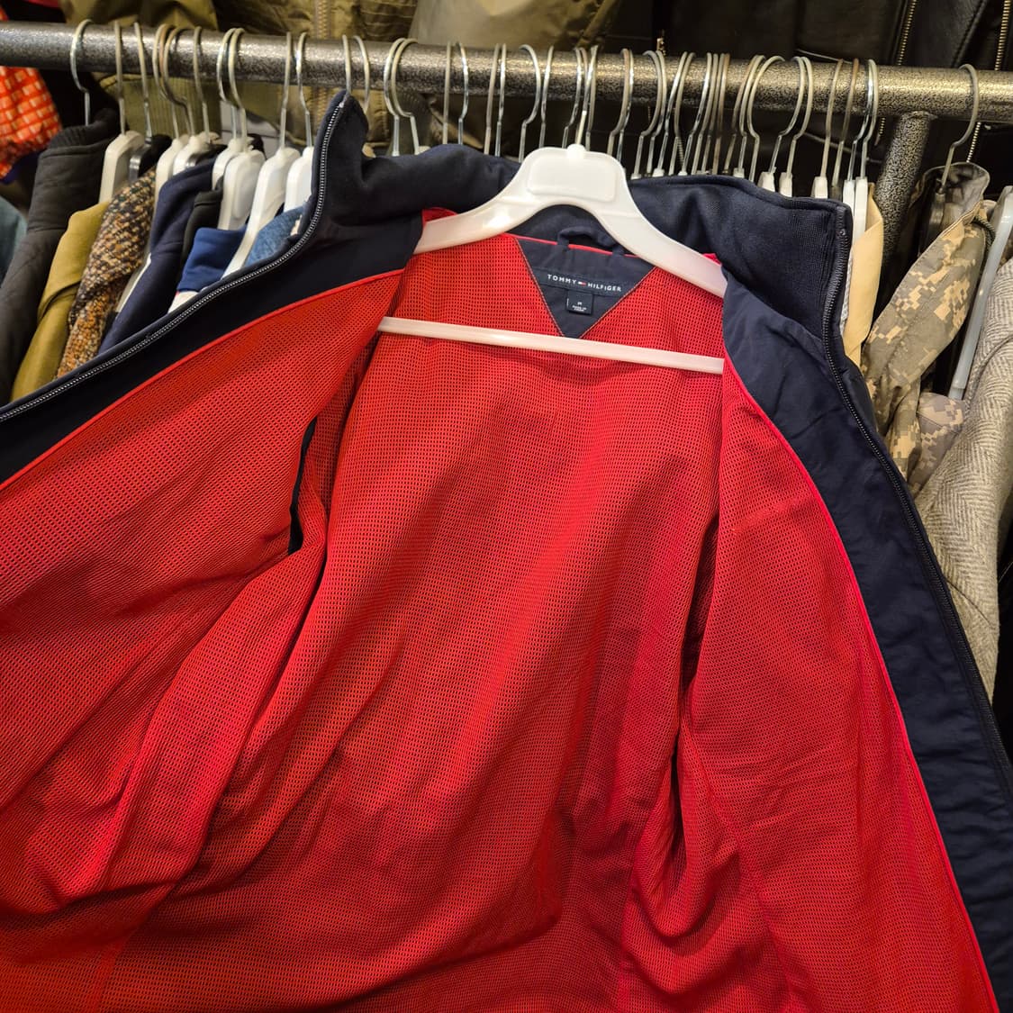 여성-M 타미힐피거 네이비 봄자켓 상품이미지6