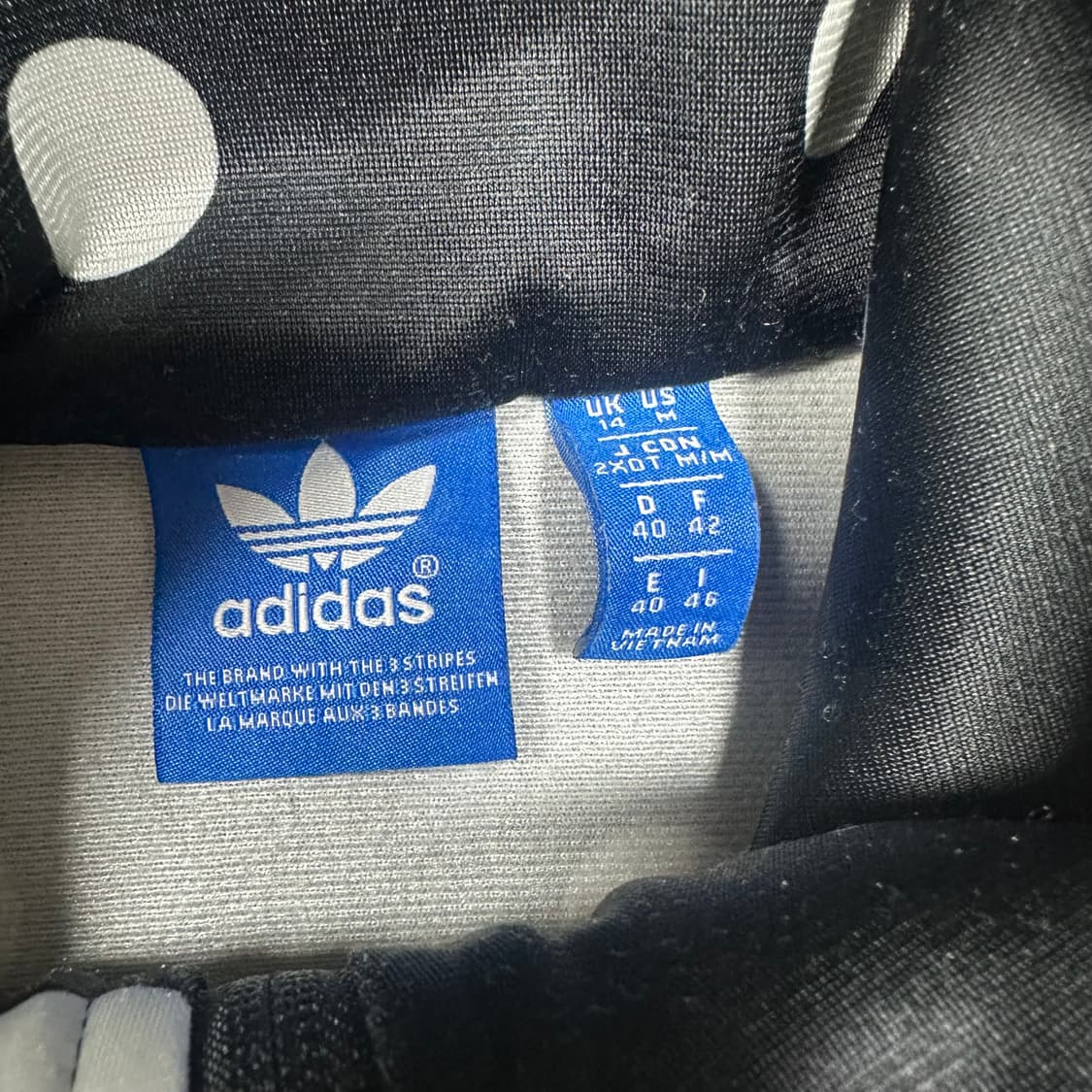 ✨ (바배) 아디다스 우먼스 도트 땡땡이 파이어버드 트랙탑 져지  상품이미지3