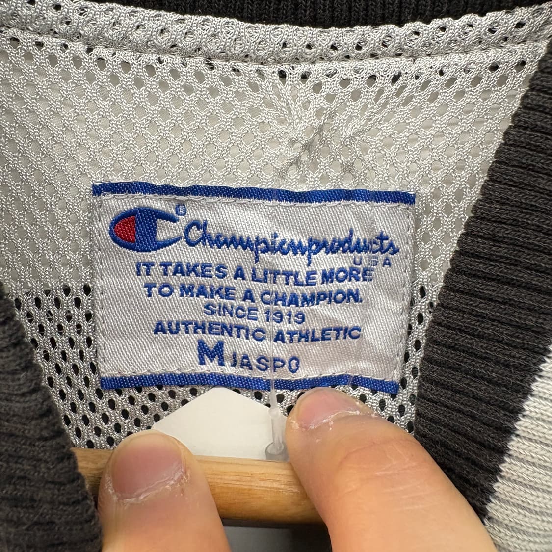 챔피온 배색 바람막이 집업 남m 상품이미지5