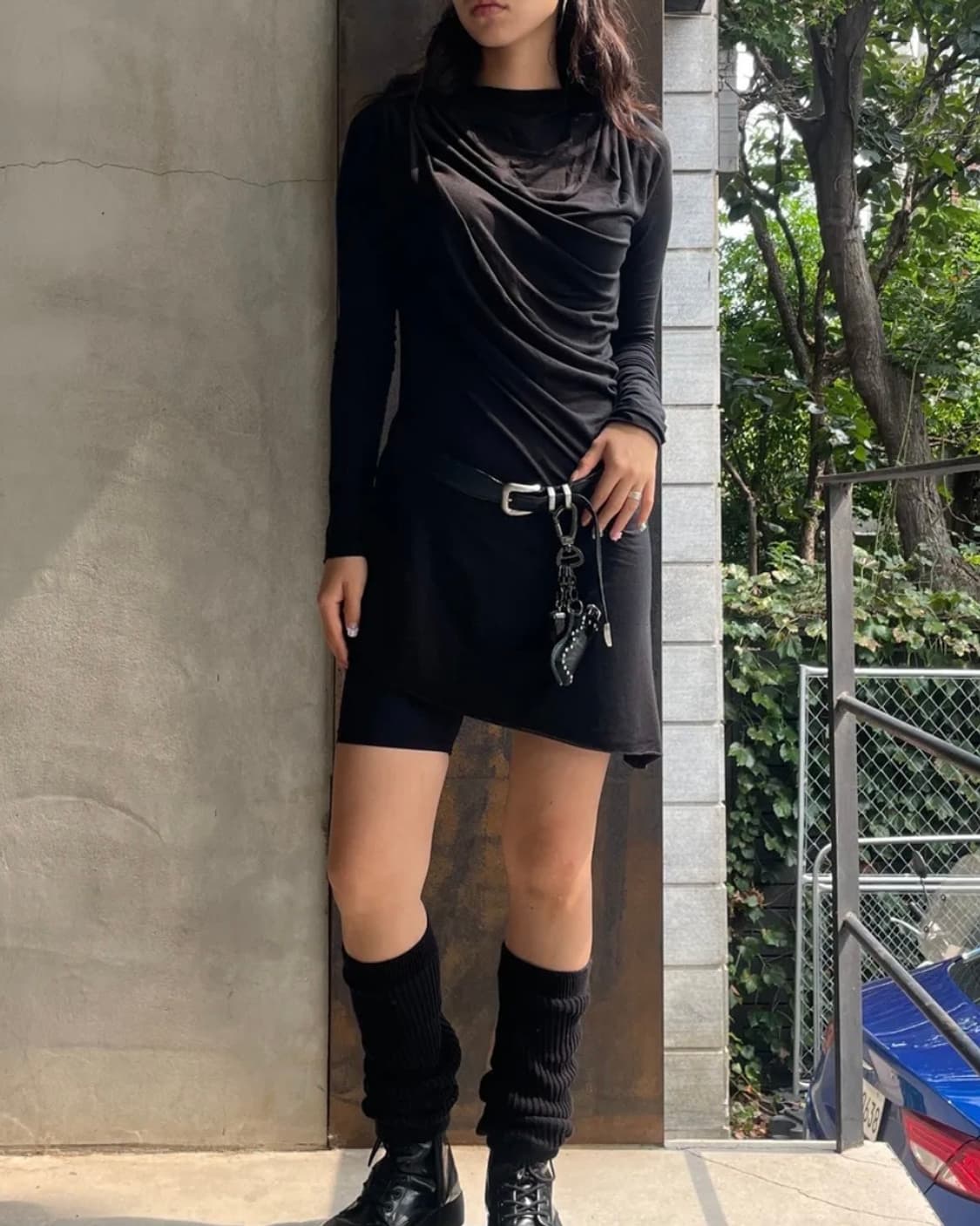 스컬프터 Two Way Draped Hoodie 상품이미지5