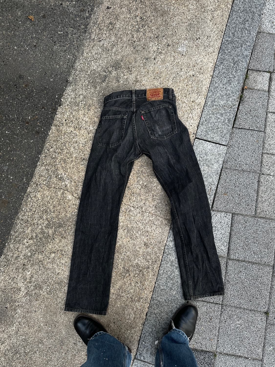00s Levi’s 505 Black Denim Pants w29 상품이미지1