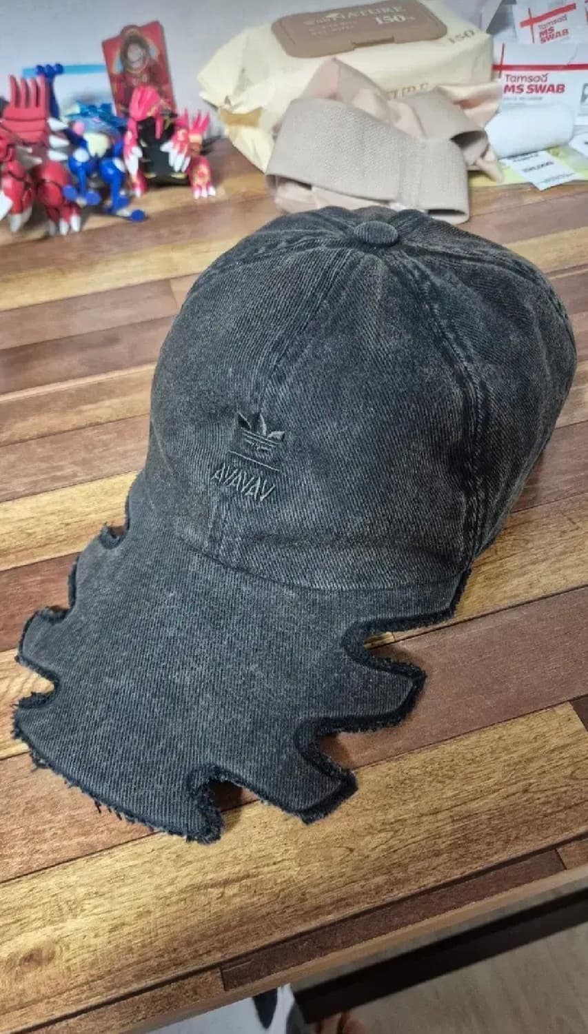 아디다스 x 아바바브 슬래시드 캡 블랙 상품이미지1