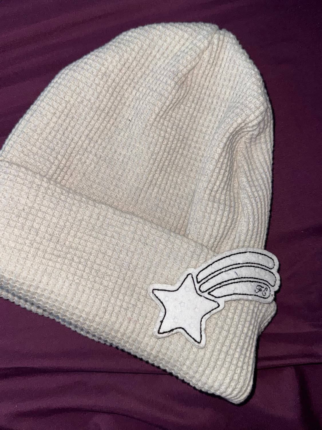 샵 페어리. 비니(오트밀)+브로치(별) 세트 상품이미지5