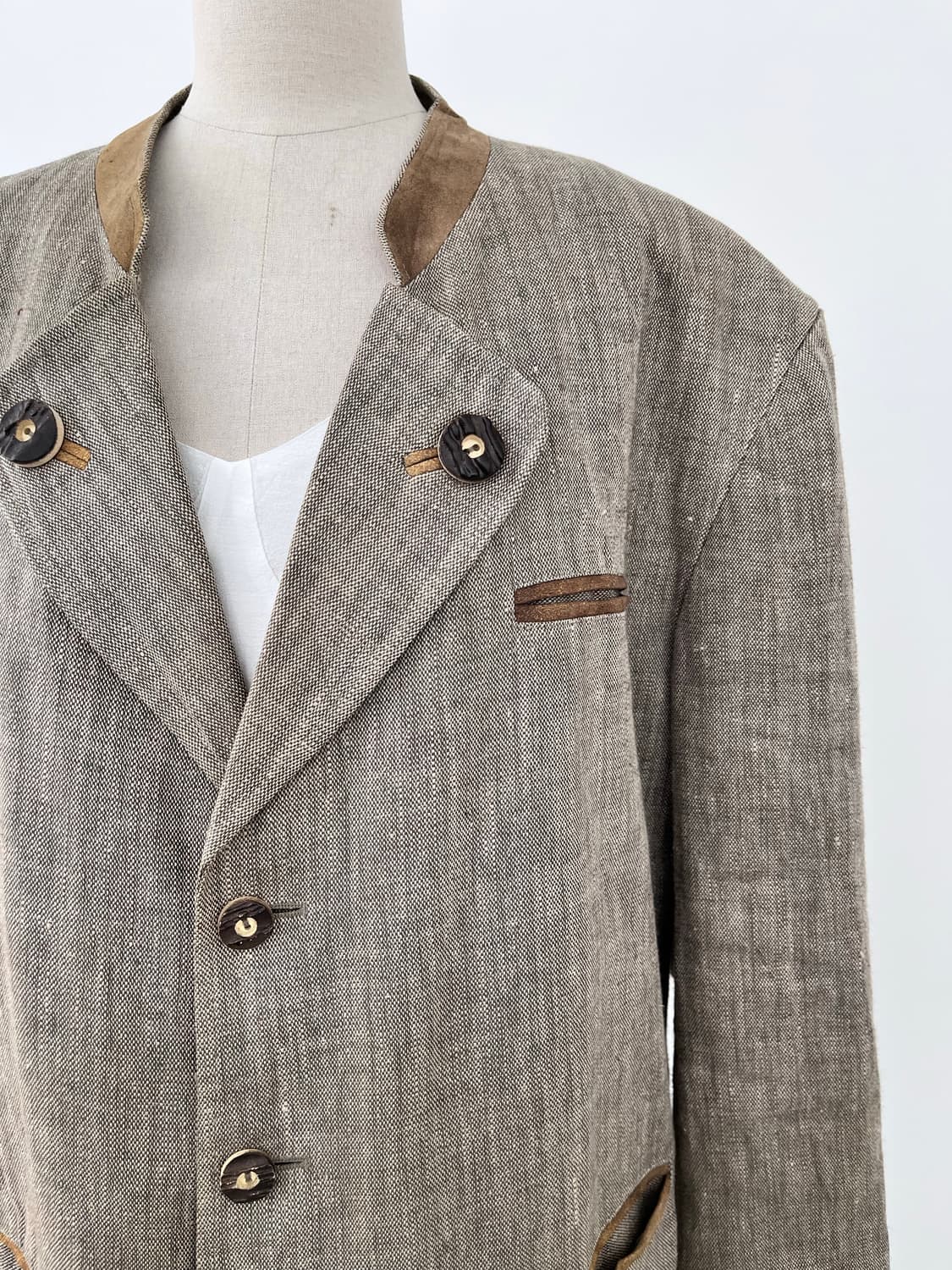 베이지벨트자켓 상품이미지2