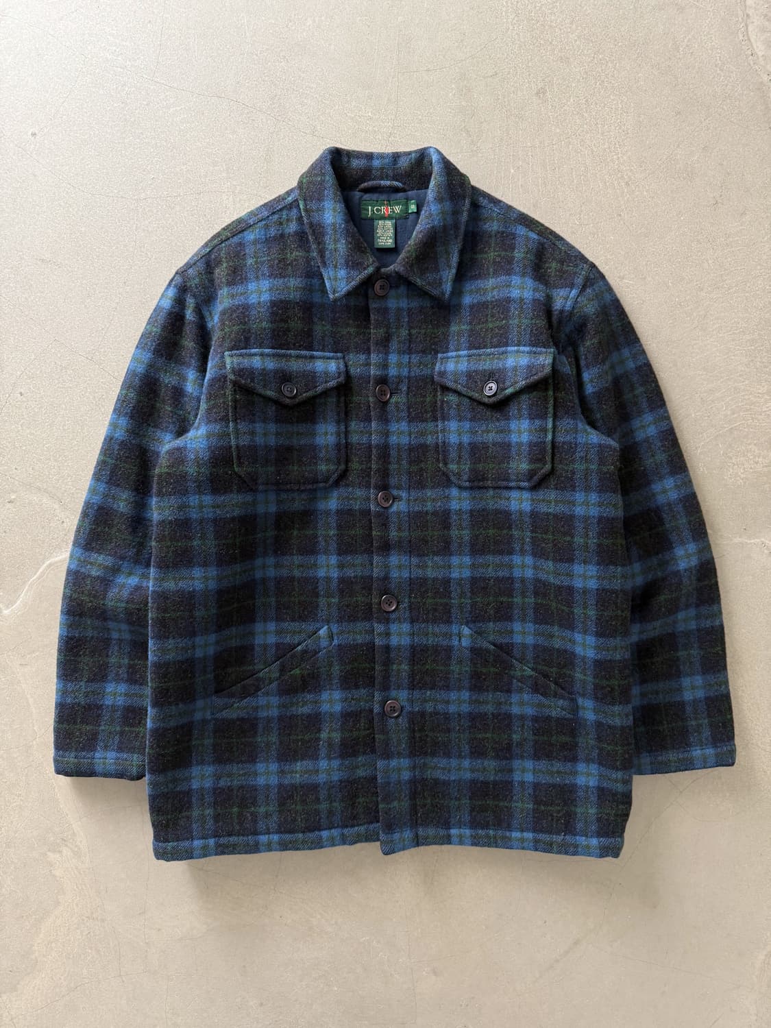 90s J.Crew Check Wool Shirt Jacket 상품이미지2