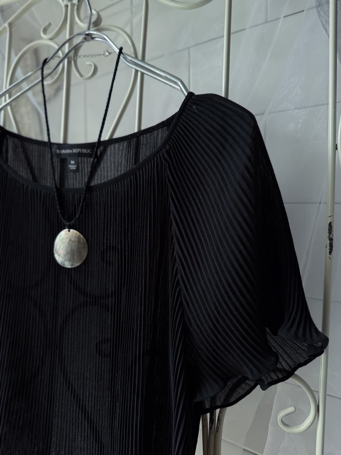 Banana Republic Pleated Blouse 0350 상품이미지5