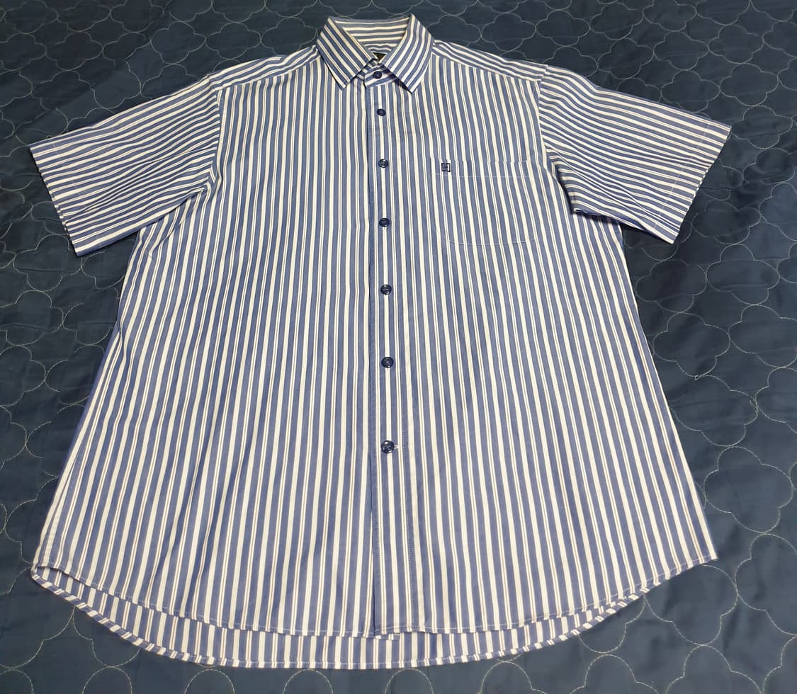 (빈티지) 닥스 스트라이프 DD자수로고 반팔셔츠 (100) 상품이미지1