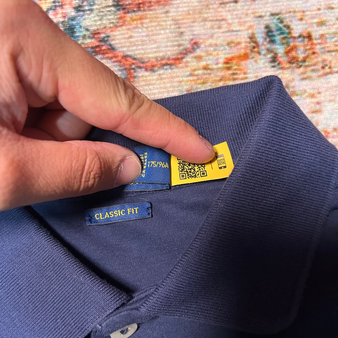 [L] 폴로 랄프로렌 큐알택 3버튼 포니 로고 카라 반팔 상품이미지7