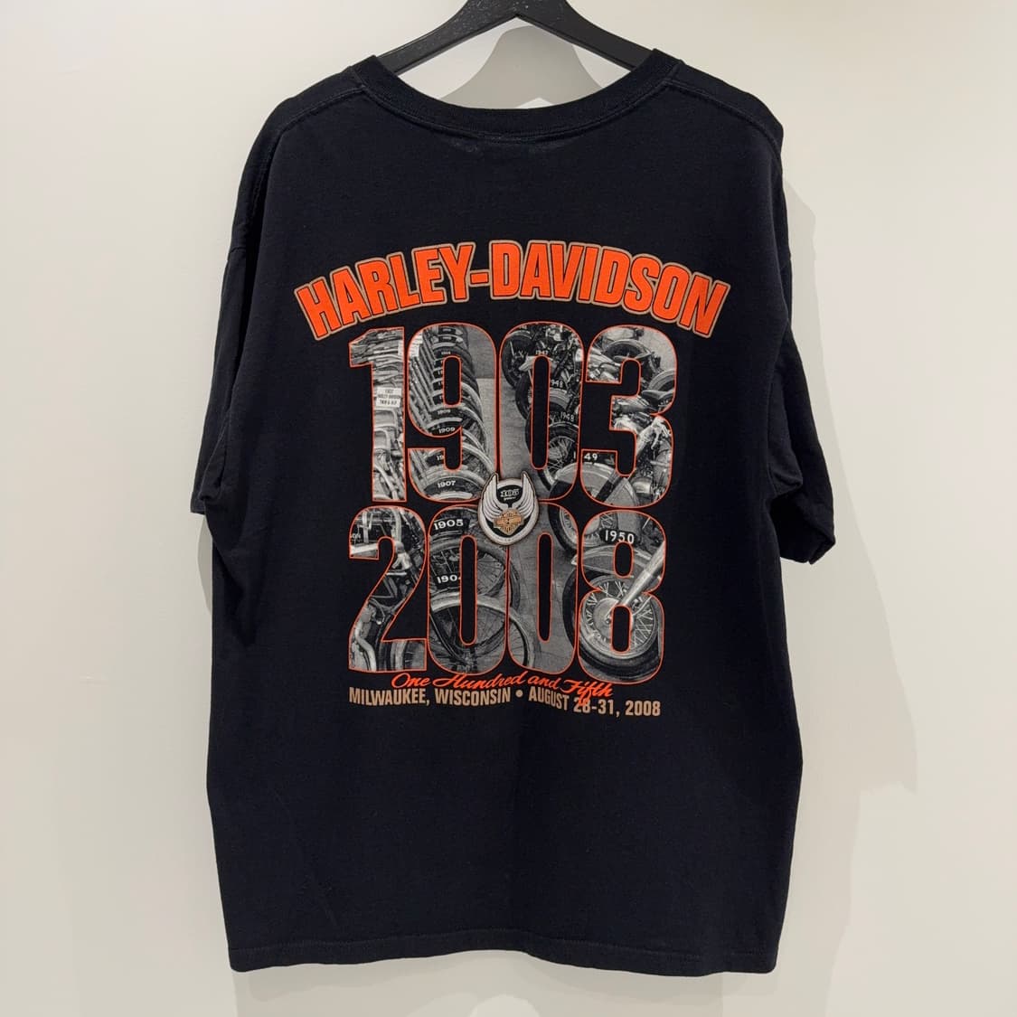 할리데이비슨 105주년 반팔 티셔츠 상품이미지1