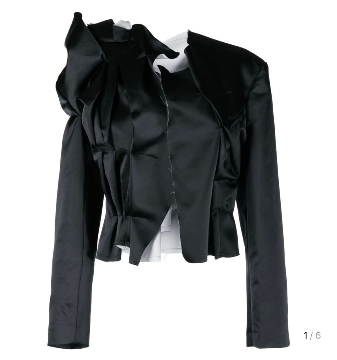 꼼데가르송 23FW 개더드 이펙트 레이어드 블레이저 재킷 상품이미지1