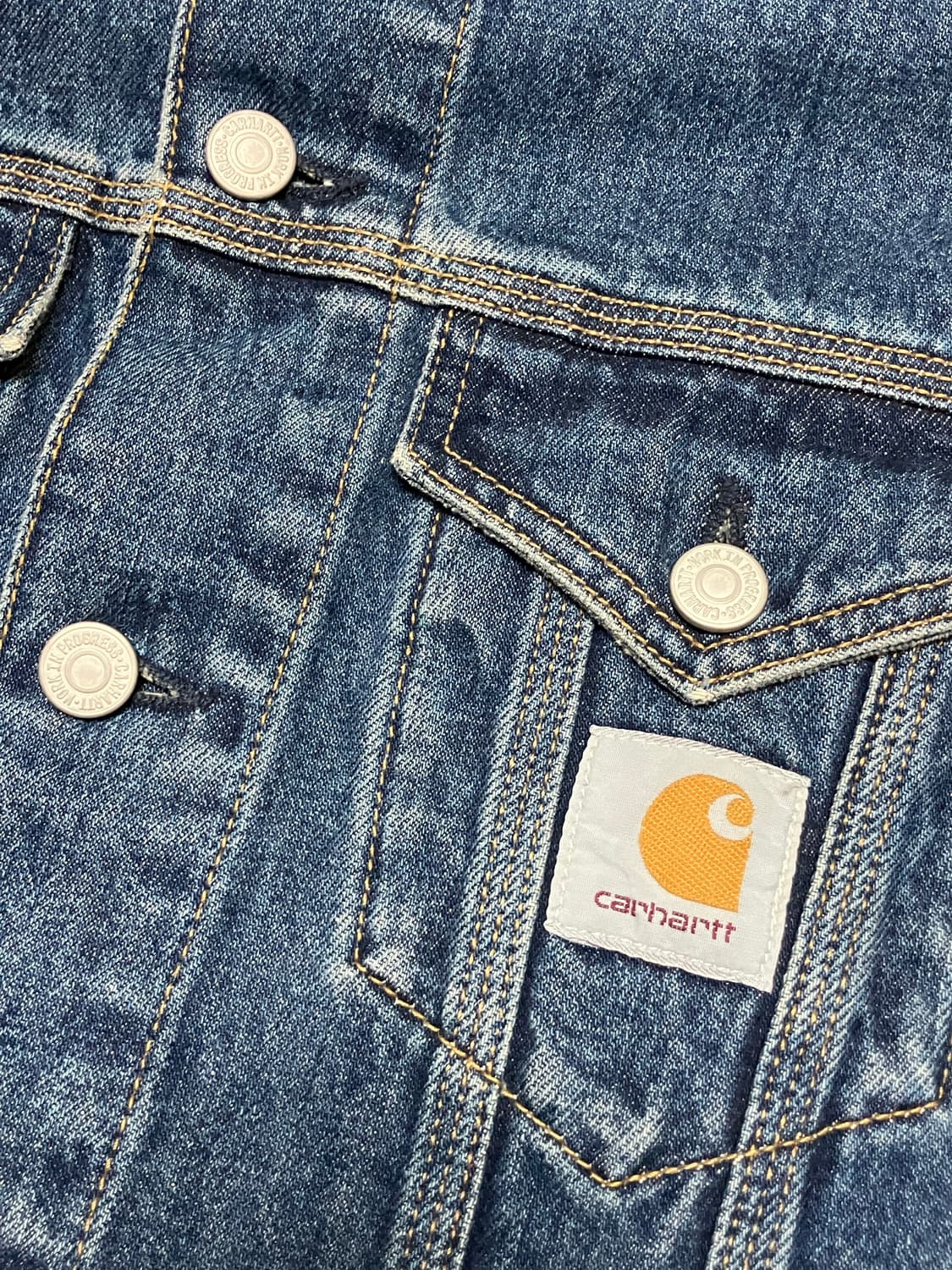 칼하트 헬스톤 데님 자켓 상품이미지3