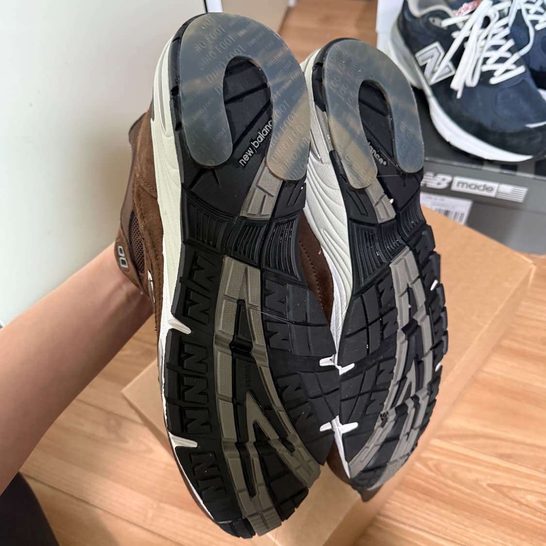 뉴발란스 991 브라운 280 신품급 상품이미지5
