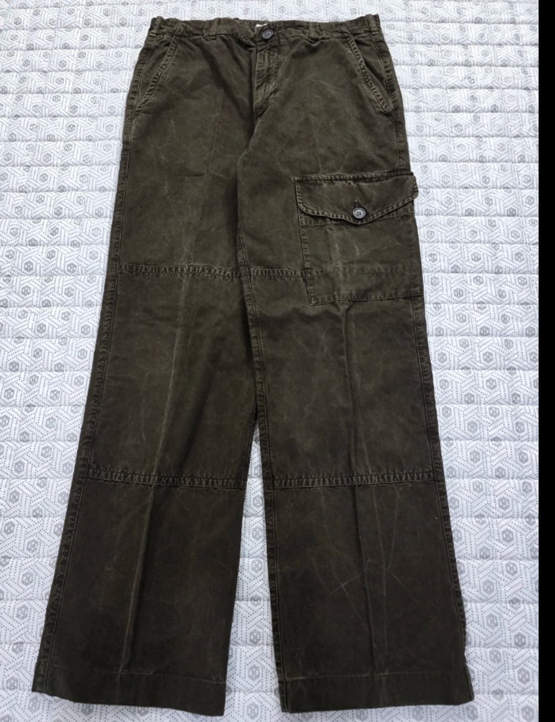 씨피컴퍼니 CP Company 카키 와이드 카고 35 상품이미지1