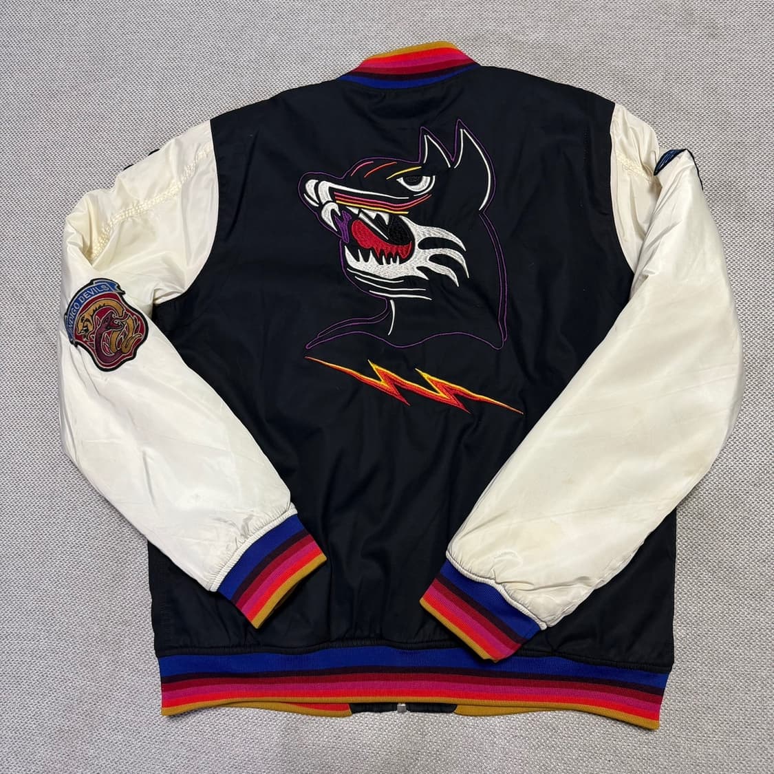 디젤 자수 패치 봄버 자켓 상품이미지10