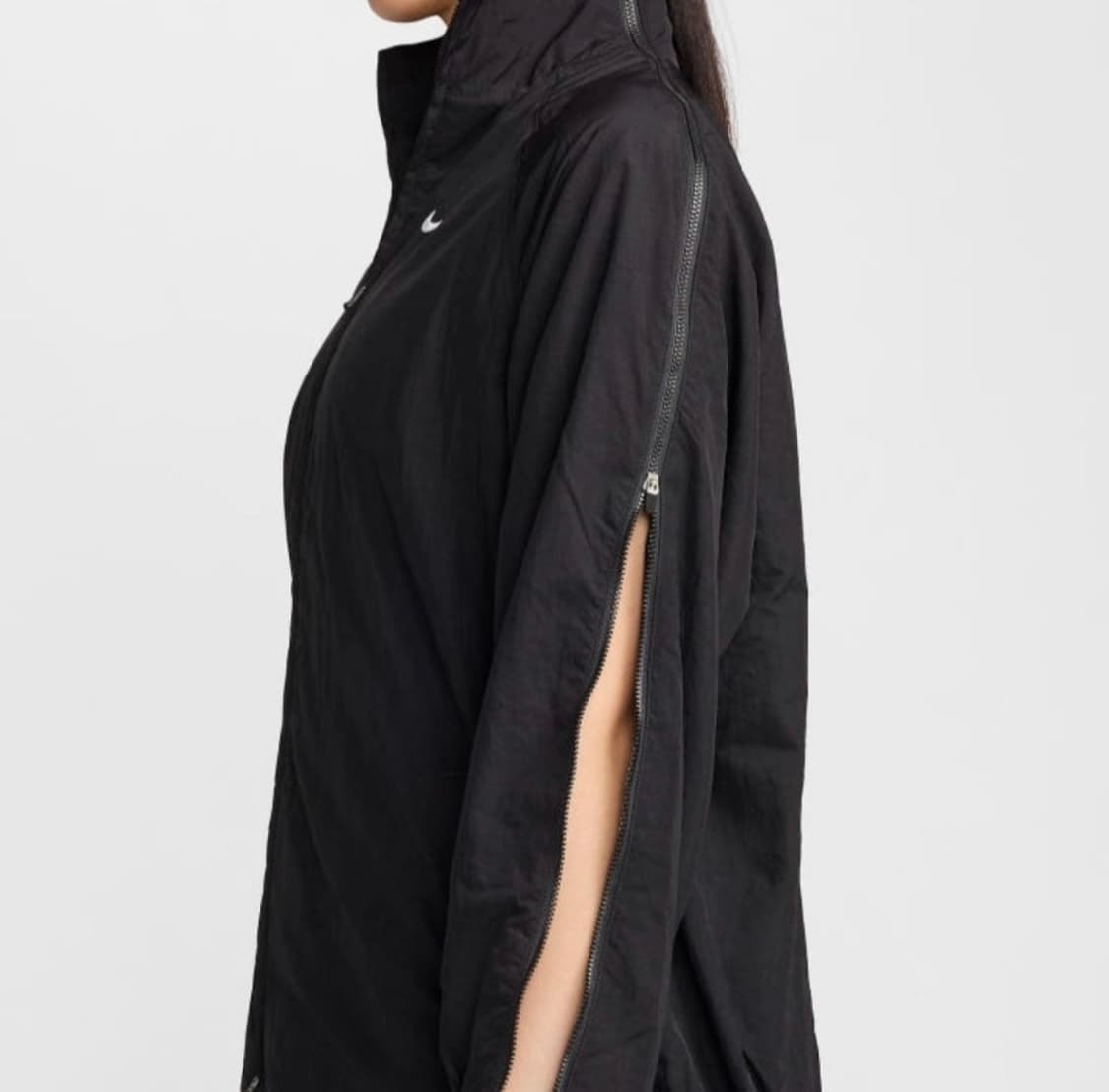 나이키 NSW 컬렉션 오버사이즈 리펠 풀집업 자켓 [블랙-M] 상품이미지4