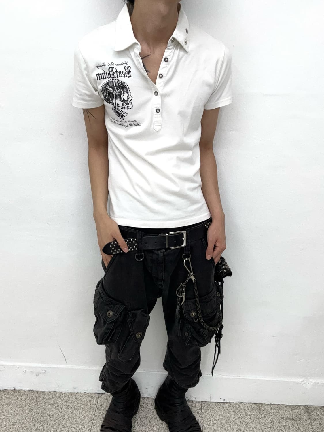 Semantic Design snake skull 00s pk top   상품이미지2