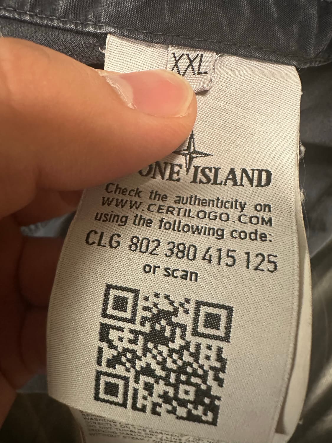 스톤아일랜드 가먼트다잉 후드 집업 자켓 XXL 상품이미지5