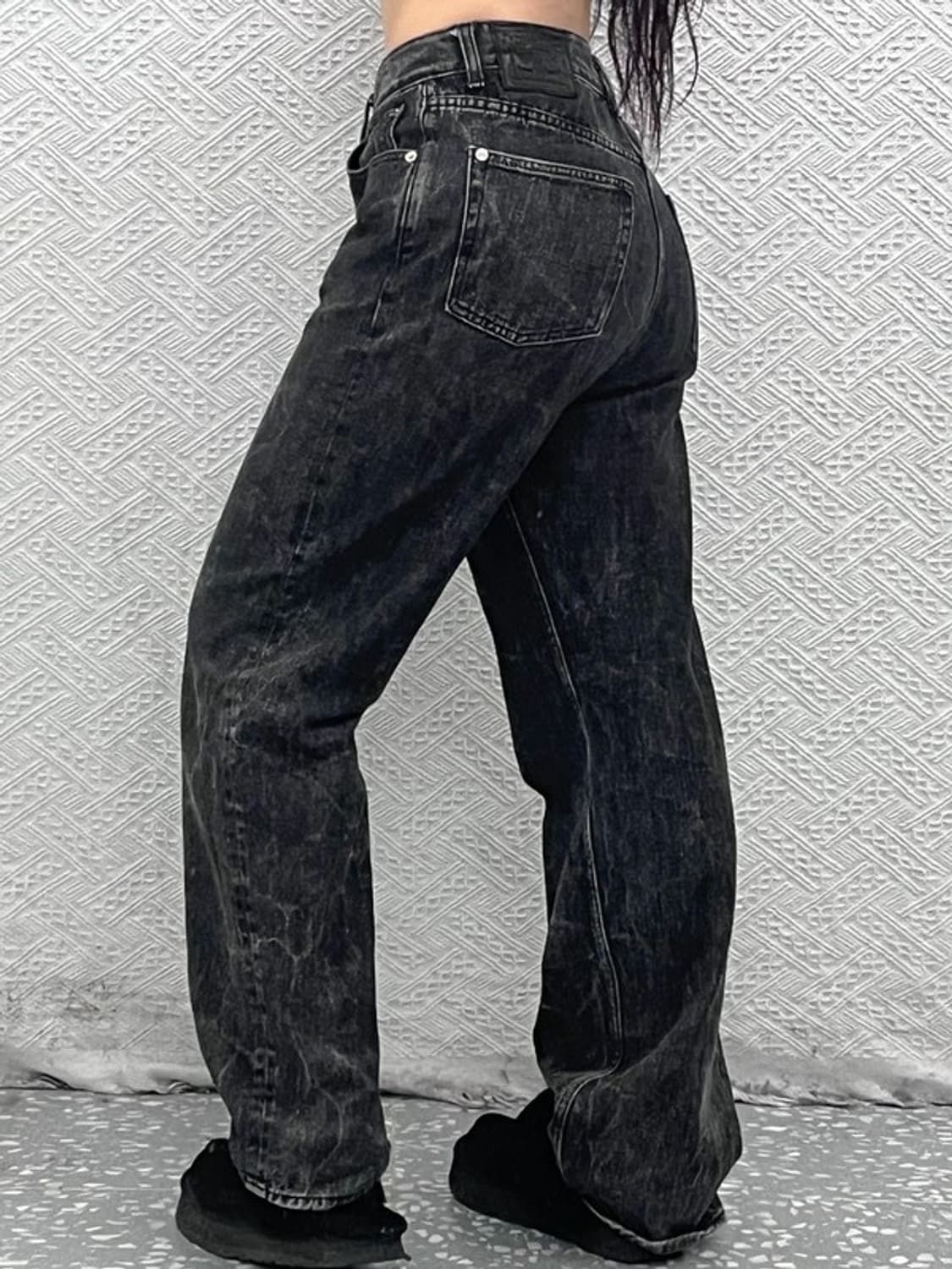 모드나인 빈티지 드레이프 워싱 데님팬츠 29인치 C08033 상품이미지1