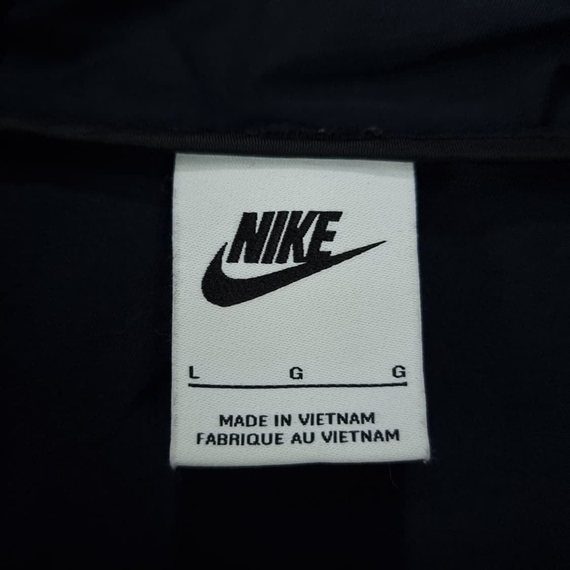 [나이키] 로고 자수 바람막이 아노락 자켓 블랙 M17755 상품이미지7