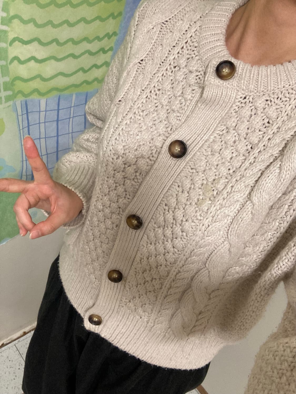 꽈베기 가디건 상품이미지3