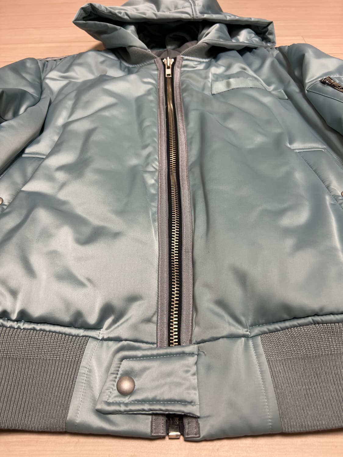 시스템 옴므 후드 항공점퍼 (MA-1) / 스카이블루 / 100 상품이미지3