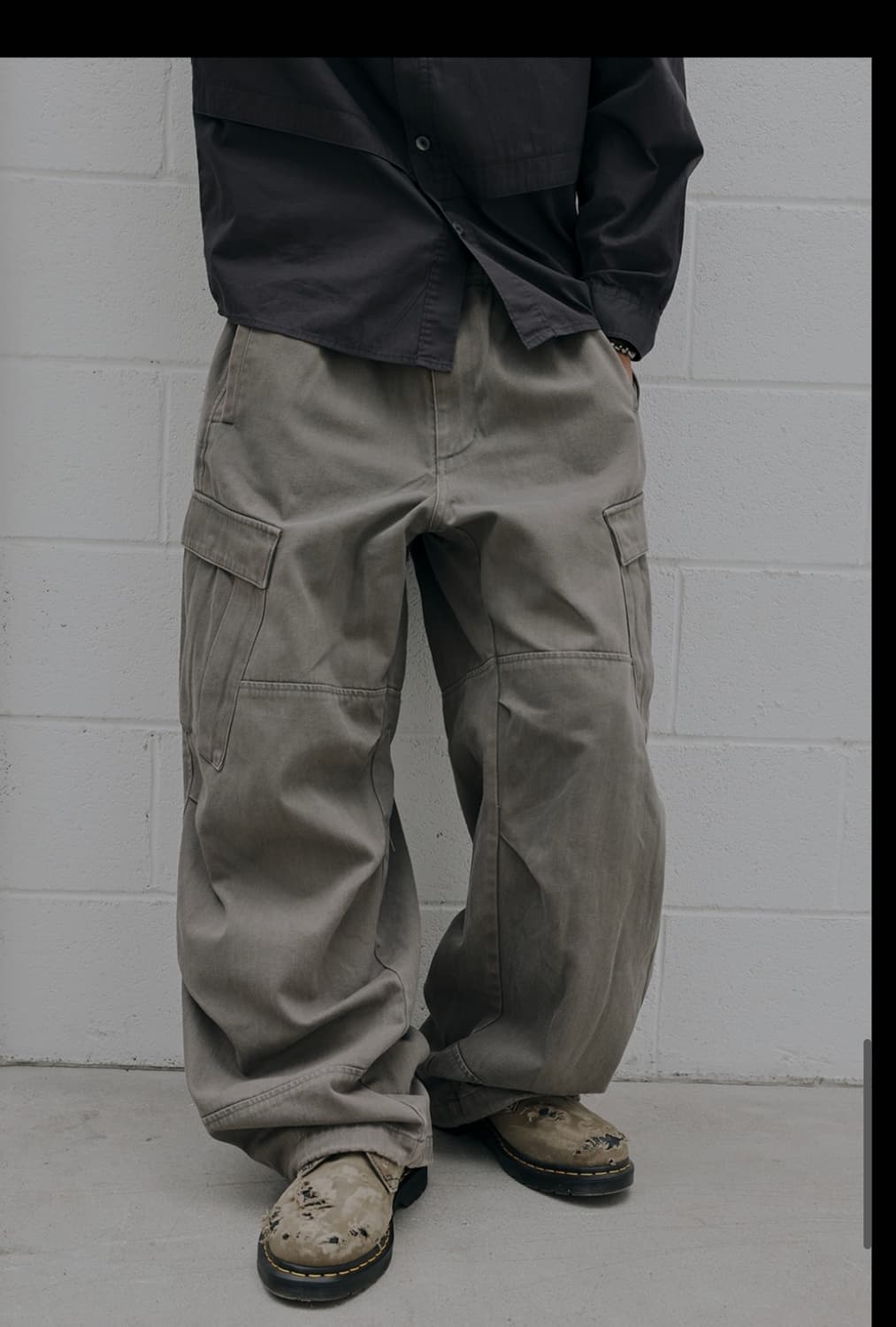 해칭룸 Mil Pants Washed Olive 상품이미지1
