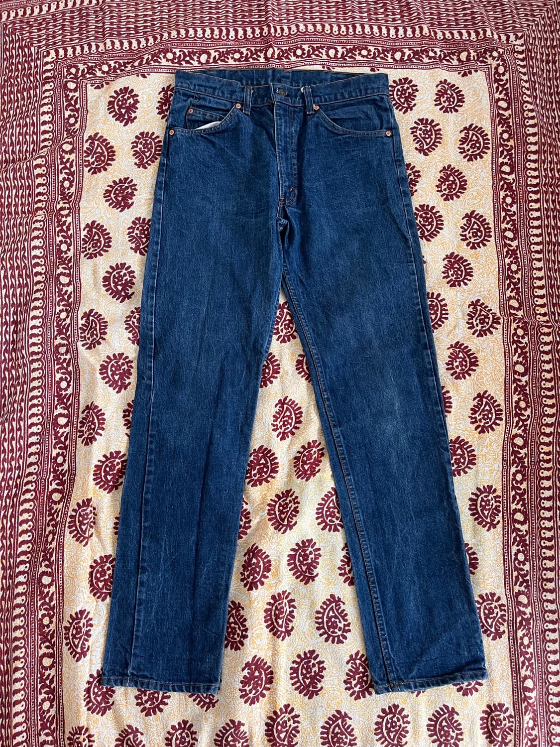 [33X34] 82년도 리바이스 505 진청 오렌지탭 상품이미지1