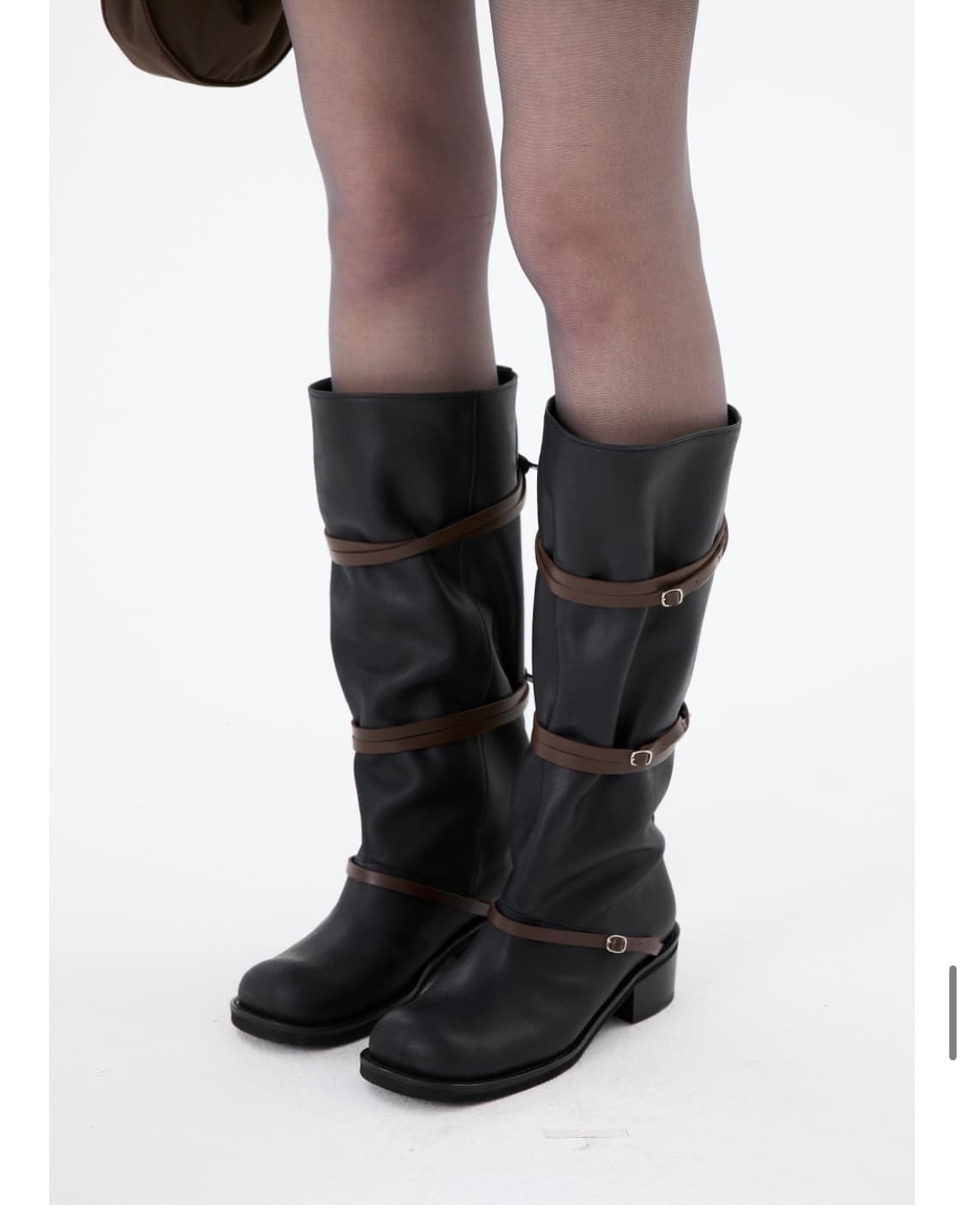 아모멘토 25 f/w belt long boots 상품이미지5
