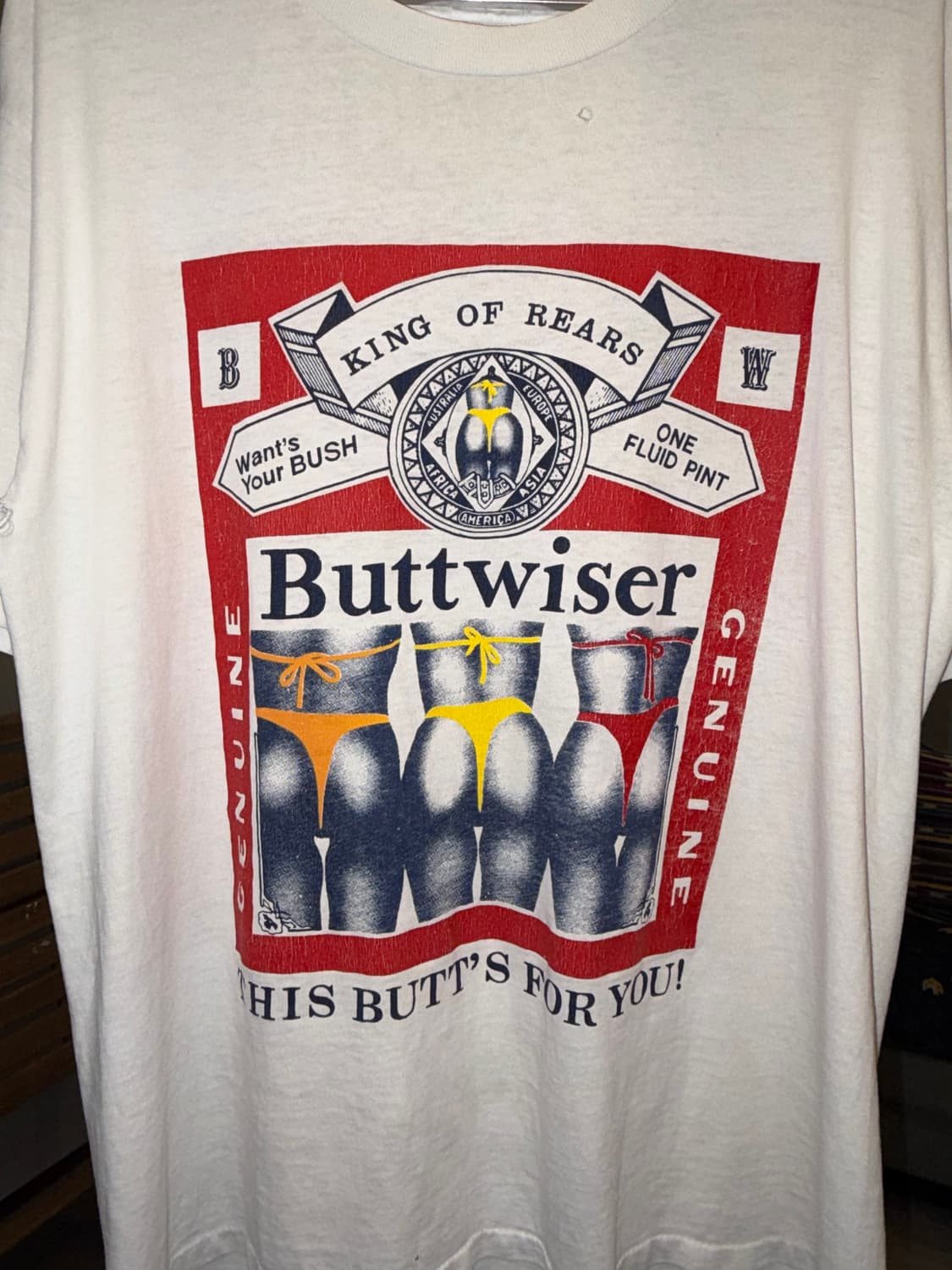 90‘s Budweiser parody Buttwiser bootleg  상품이미지4