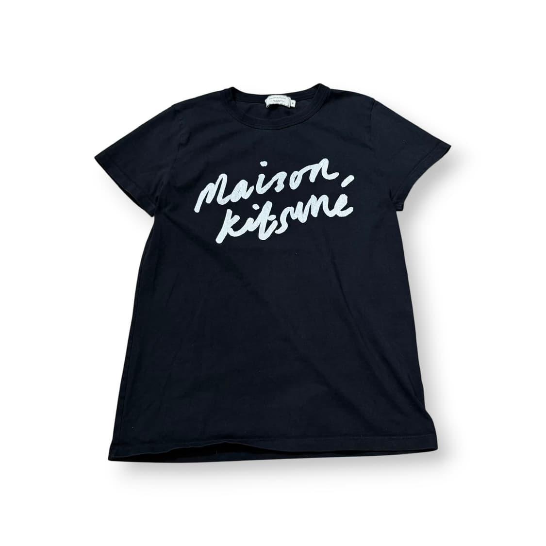 메종키츠네 핸드라이팅 클래식 반팔 티셔츠 상품이미지1