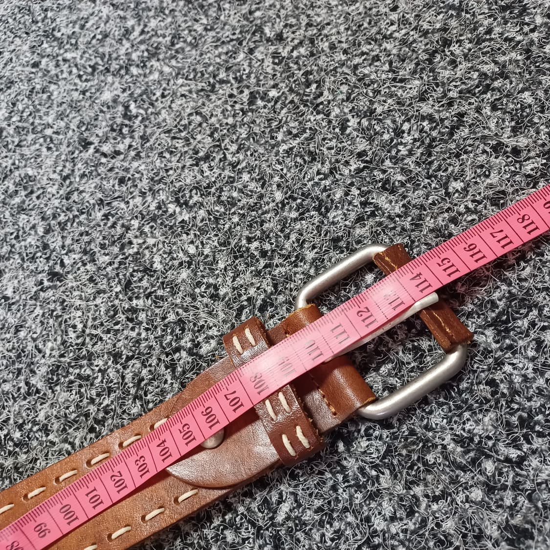 빈티지 Vintage 스티치 가죽 벨트  상품이미지5
