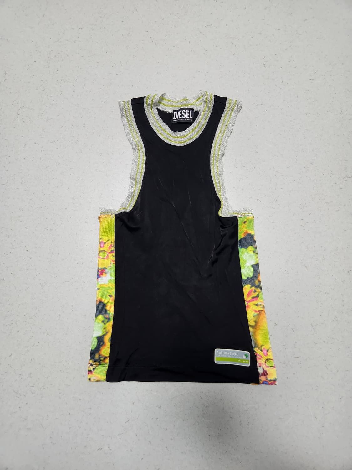 Diesel 플로럴 패턴 나시 상품이미지1