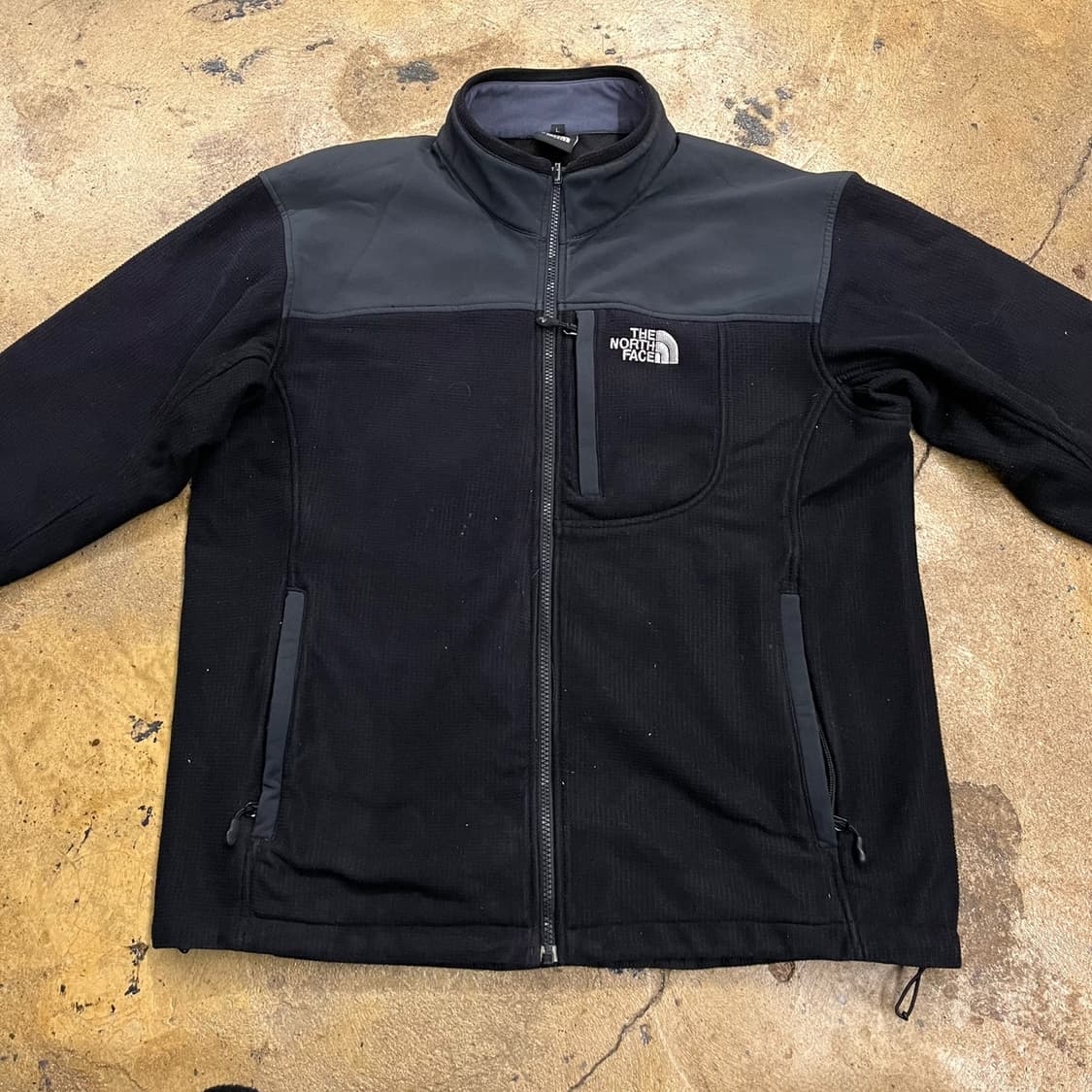 [정품/L] 노스페이스 블랙 플리스 자켓 b14 상품이미지3