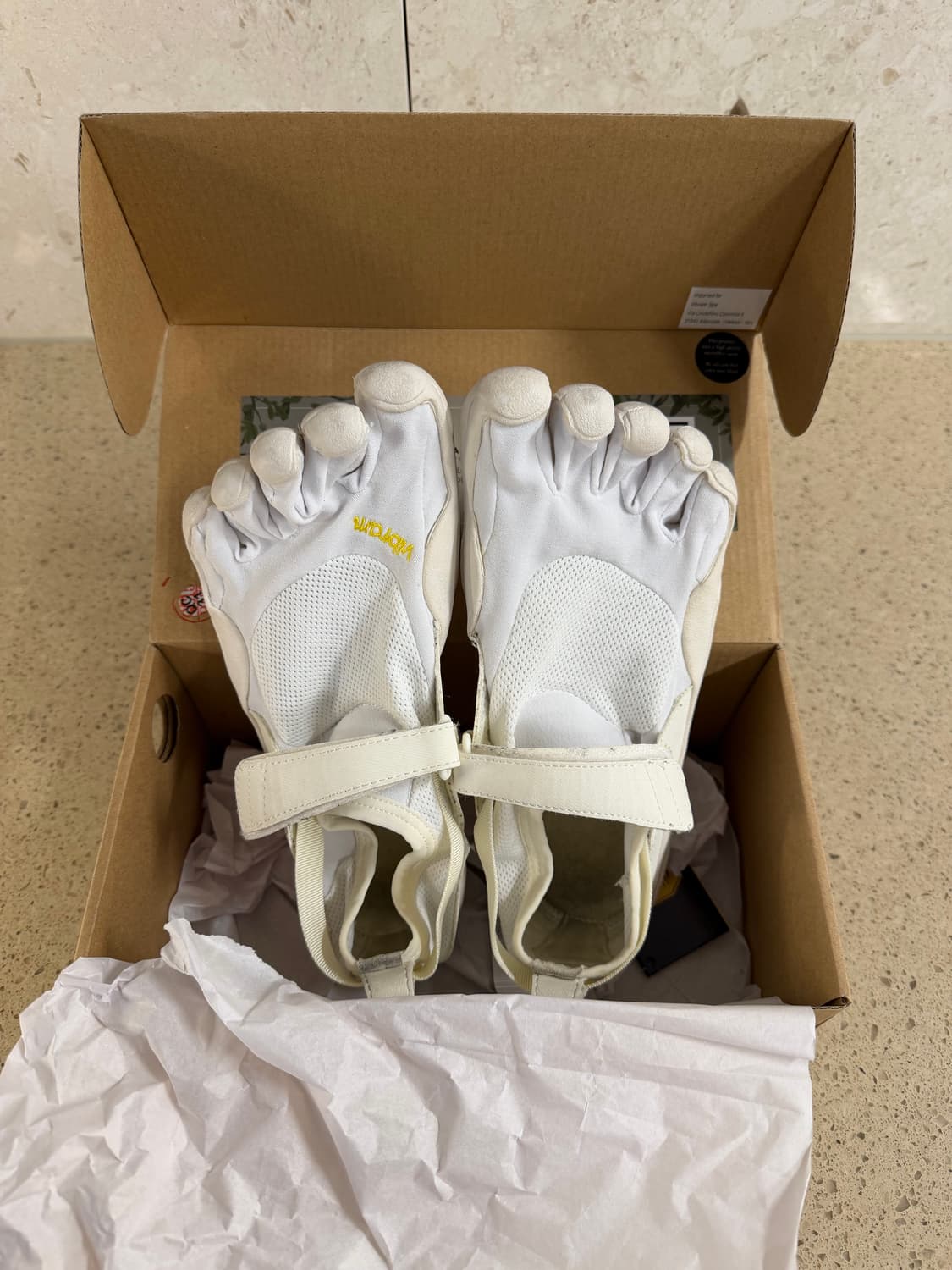 [40] 비브람 파이브핑거스 KSO VINTAGE 화이트 상품이미지1