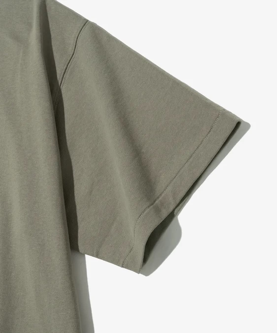 아웃스탠딩 헨리넥 반팔 L HENLEY NECK T-SHIRT_OLIVE 상품이미지7