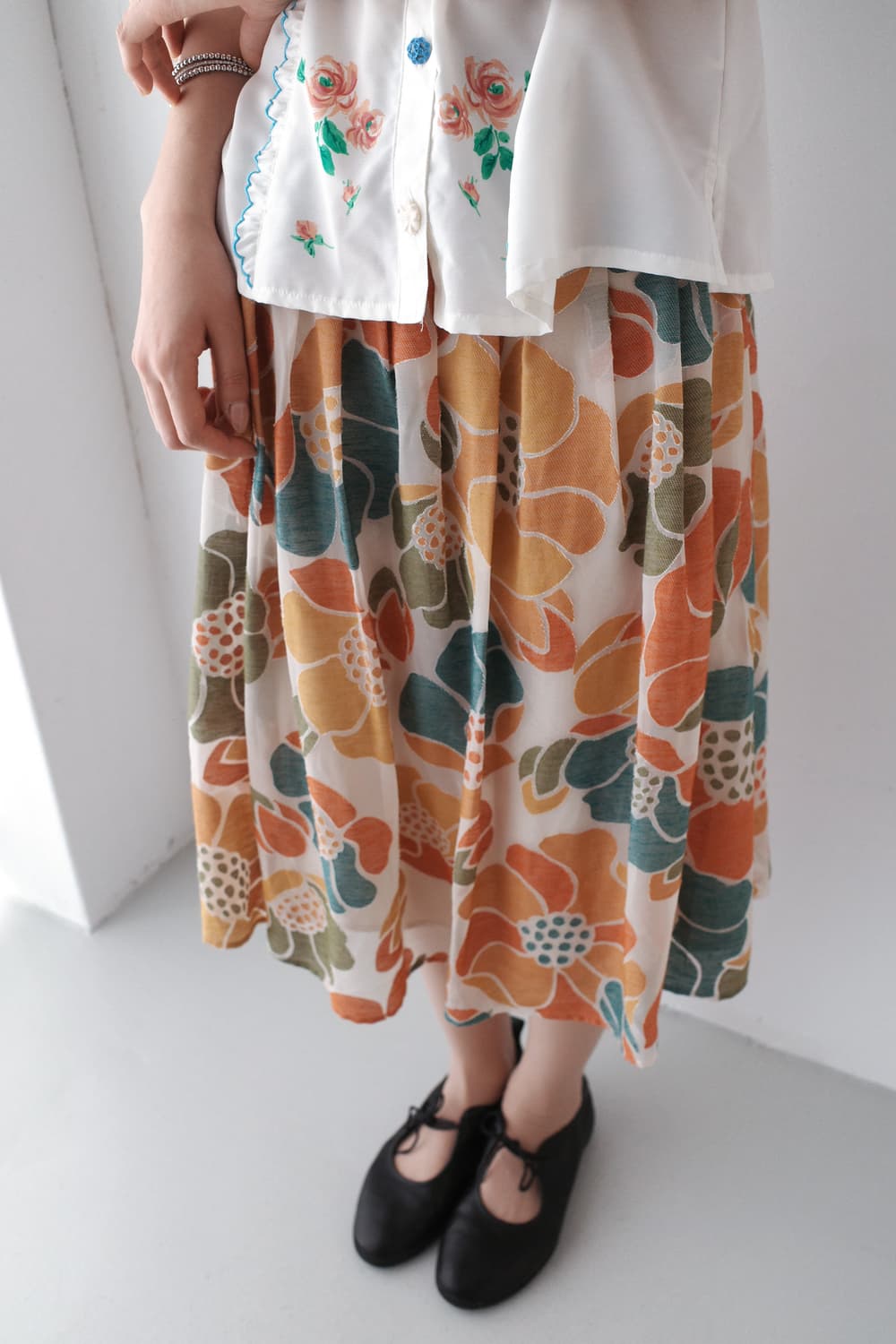bubble flower skirt 상품이미지7