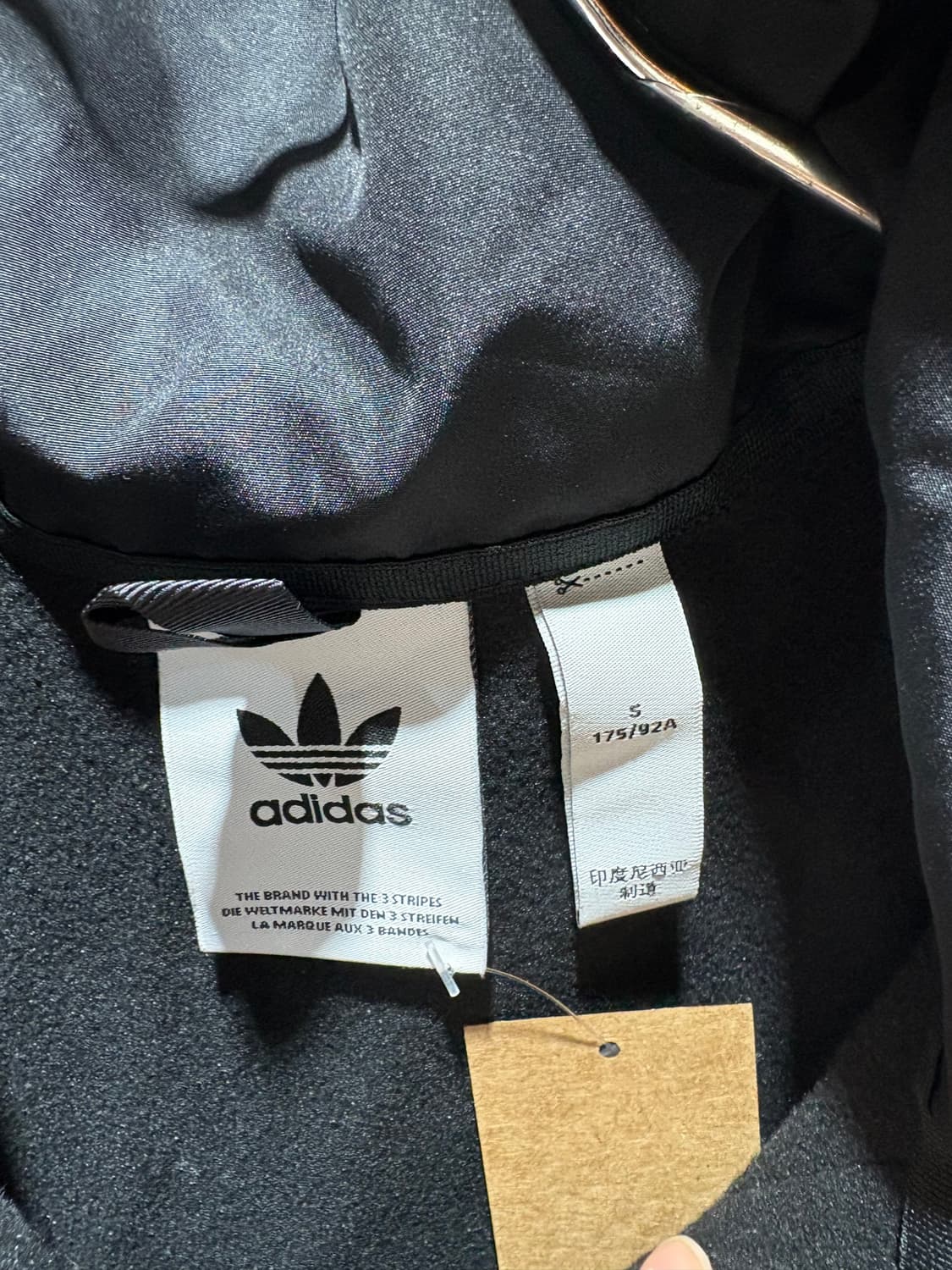 S 아디다스 파이어버드 빅로고 컬러 배색 플리스 아노락 상품이미지7