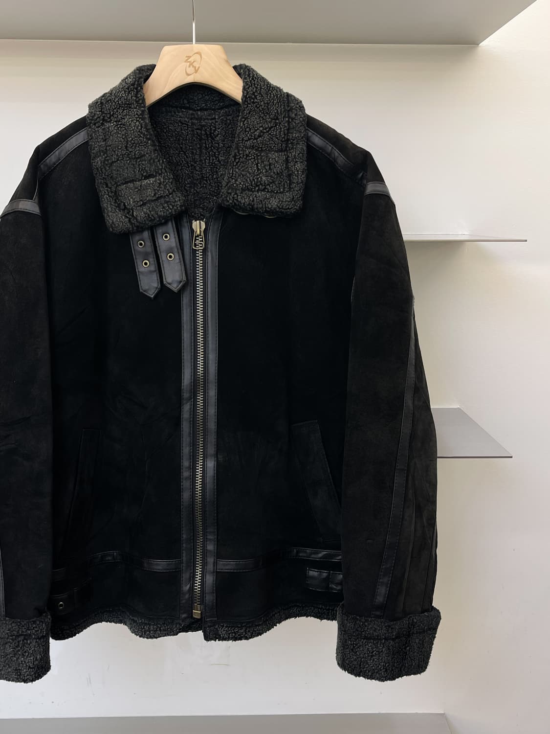 Skin Piler 90s U.S.A.F 타입 B-3 무스탕 상품이미지3