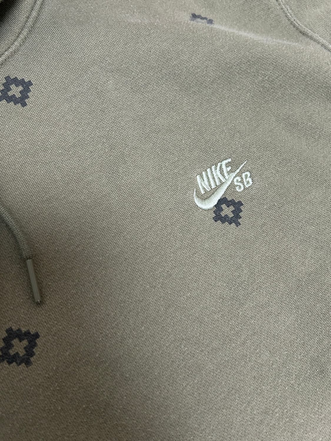 나이키SB 올리브 그린 기모 후드티 상품이미지4