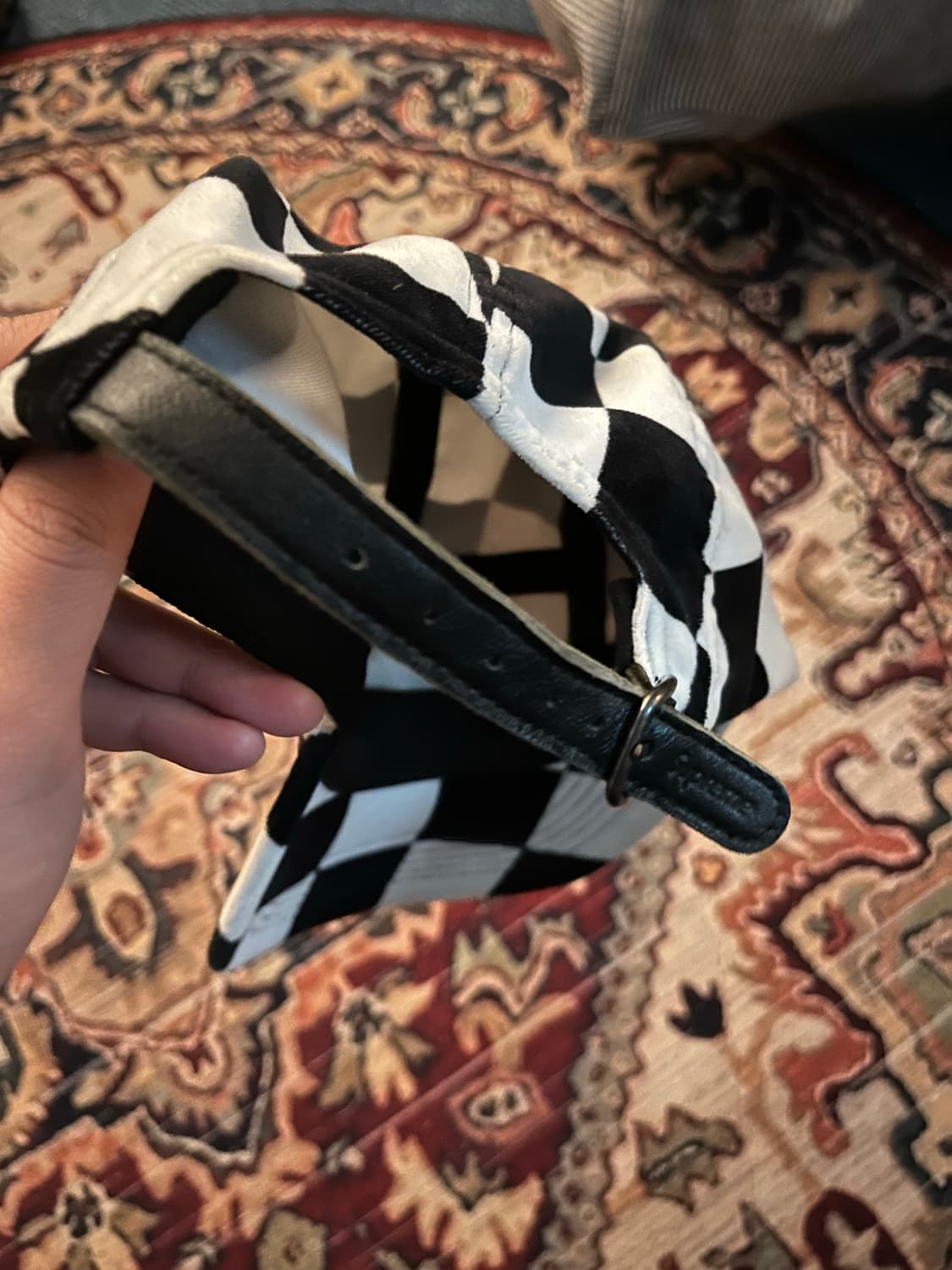 슈프림 체크패턴 캠프캡 상품이미지5