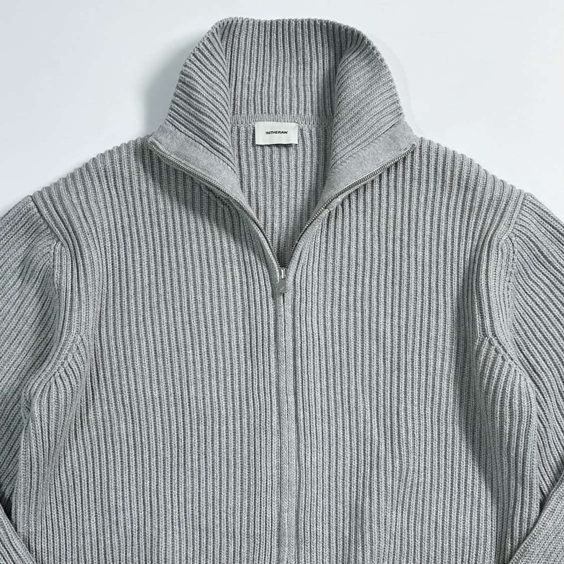 인더로우 니트 풀집업  상품이미지2