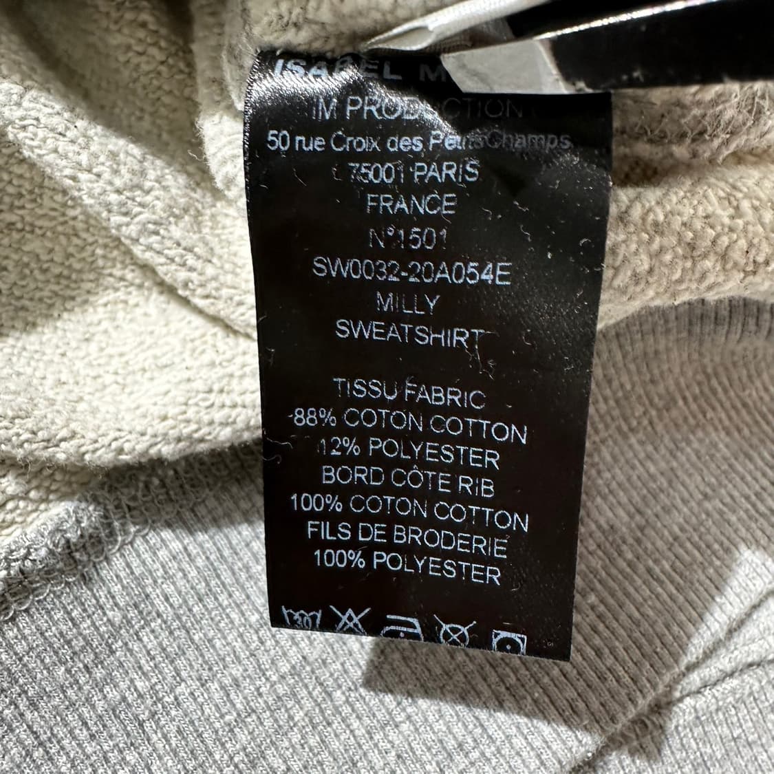 이자벨마랑 밀리 빅로고 맨투맨 상품이미지7